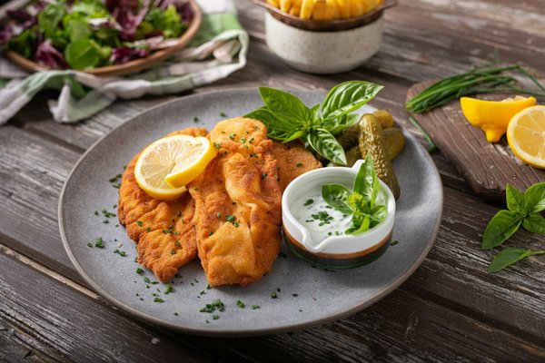 What's the secret to making a traditional German schnitzel with a crispy panko crust?